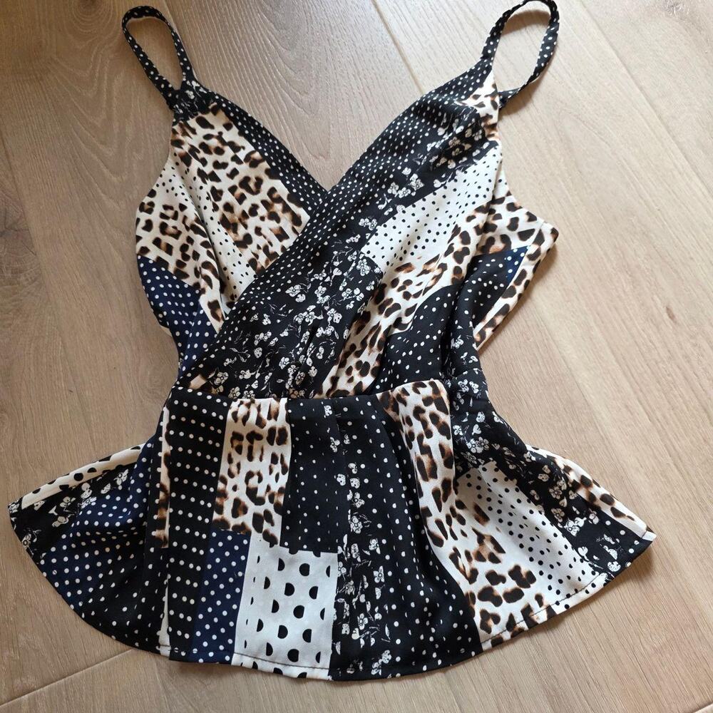 Polka dot leopard print